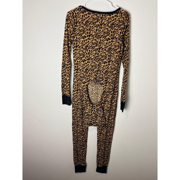 Victoria's Secret Leopard Print Pajama Onesie - Picture 4 of 4